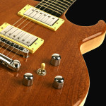 Flat top custom guitar, Angida top with Swamp Ash body, Natural finish. Clone model