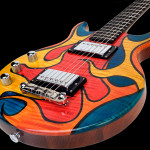 Three quarter size electric guitar, top. Phoenix model. Photo by Robert Stefanowicz.